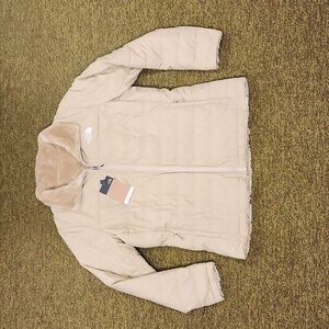 The North Face Women's Mossbud Reversible Jacket, Khaki, XL